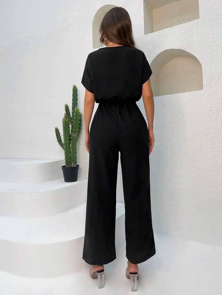 Hannah - Eleganter Wickel-Jumpsuit