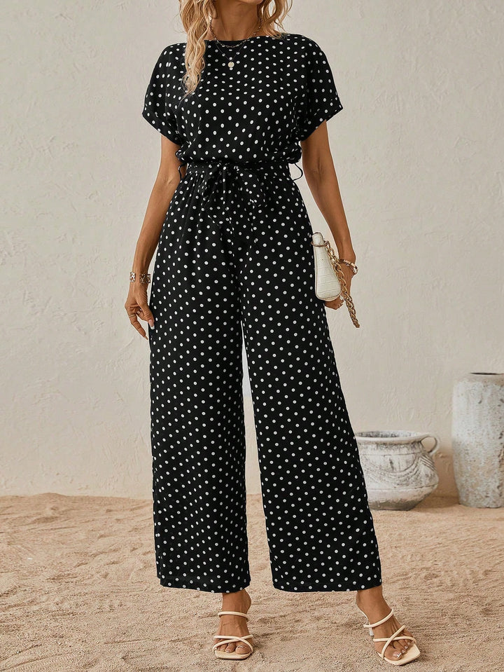 Mira - Eleganter Jumpsuit mit Gürtel