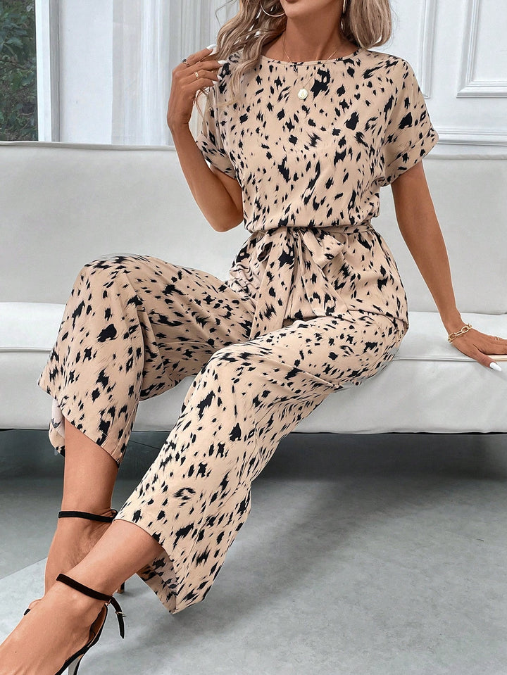 Mira - Eleganter Jumpsuit mit Gürtel
