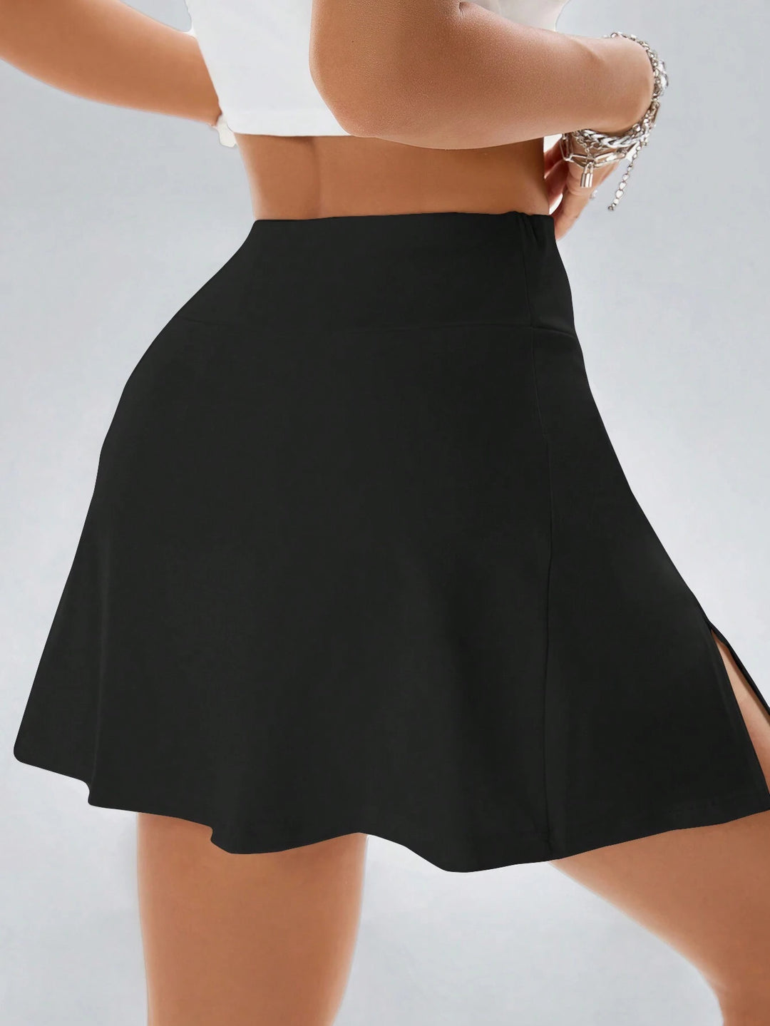 Clara - Bequemer Minirock mit Schlitz