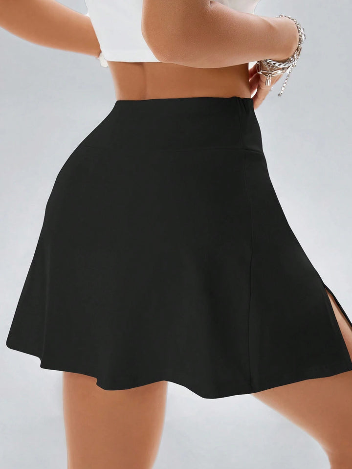 Clara - Bequemer Minirock mit Schlitz