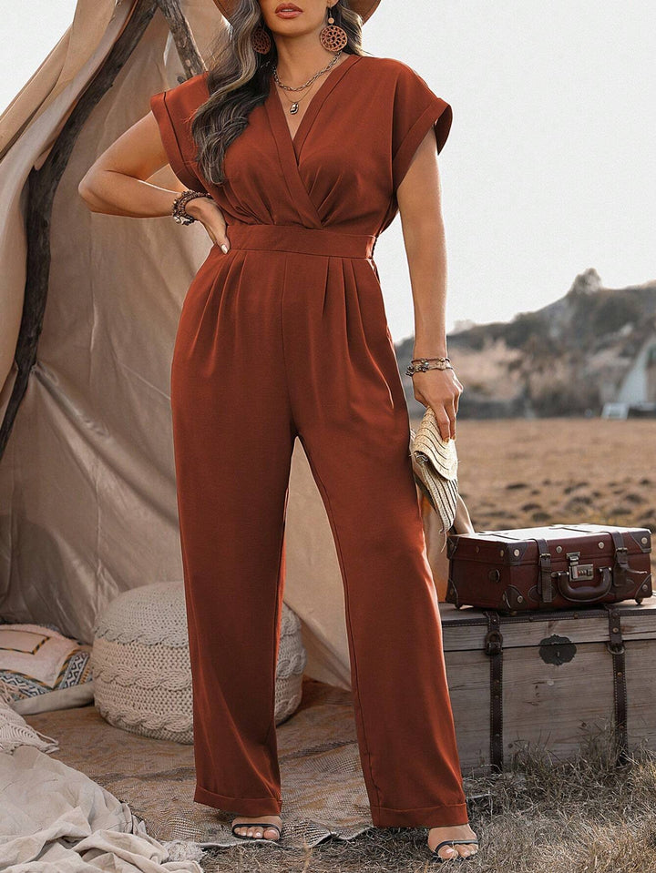 Clara - Sommerlicher Jumpsuit mit V-Ausschnitt