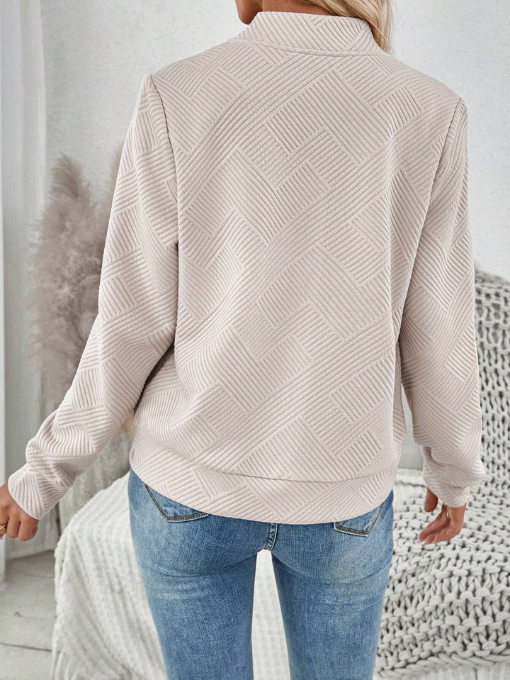 Mira - Stilvolle Jacquard Bomberjacke