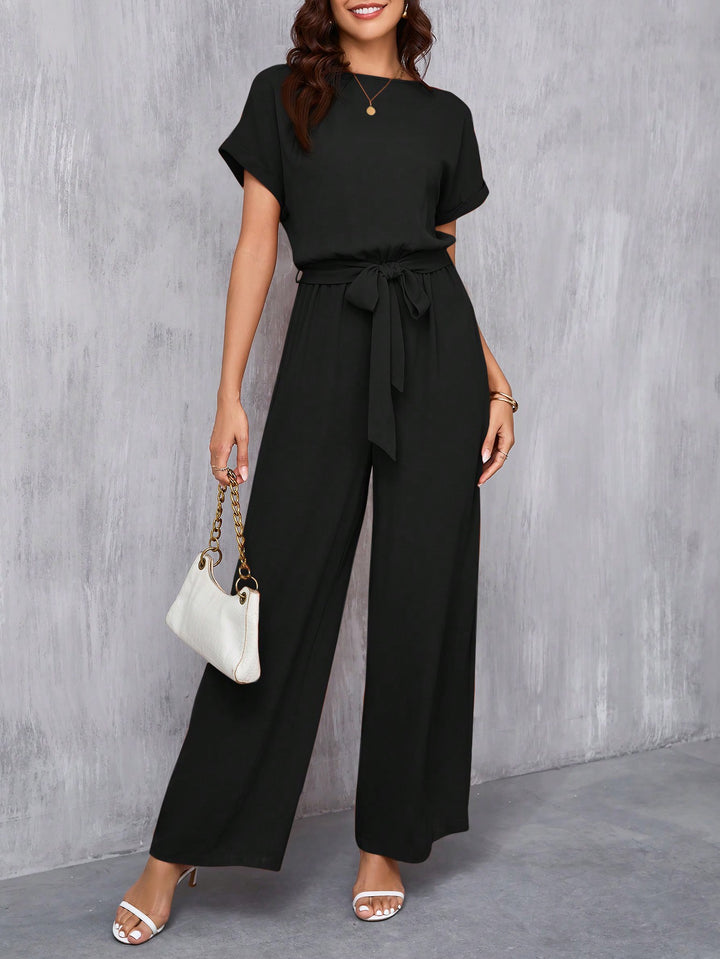 Mira - Eleganter Jumpsuit mit Gürtel