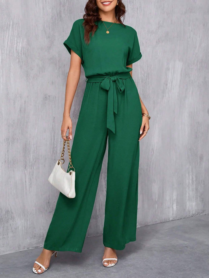 Mira - Eleganter Jumpsuit mit Gürtel