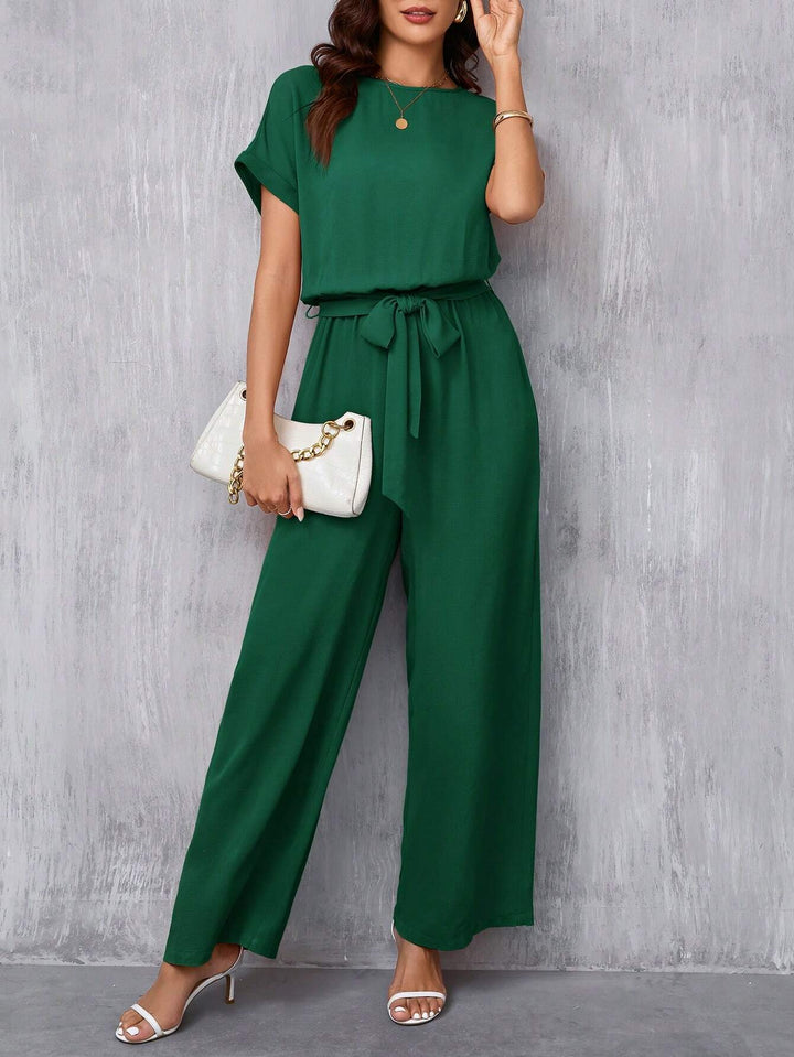 Mira - Eleganter Jumpsuit mit Gürtel