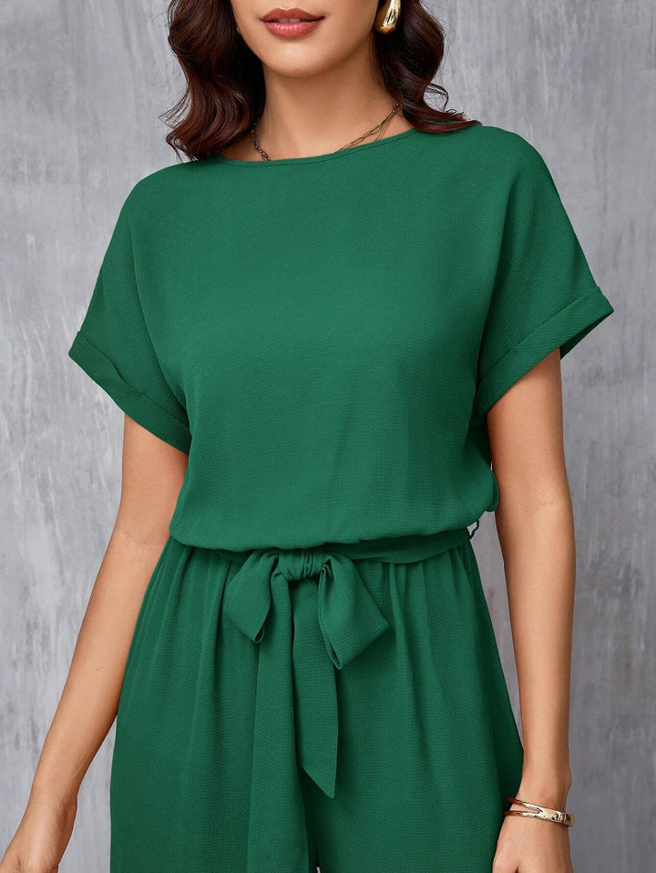 Mira - Eleganter Jumpsuit mit Gürtel