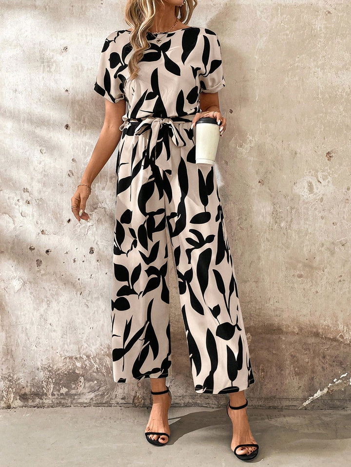 Mira - Eleganter Jumpsuit mit Gürtel