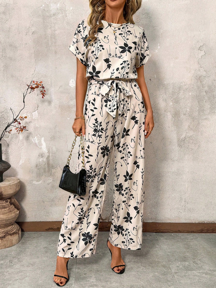 Mira - Eleganter Jumpsuit mit Gürtel