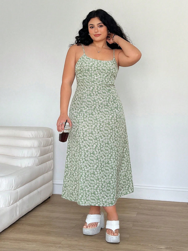 Theresa - Plus Size Trägerkleid Sommer