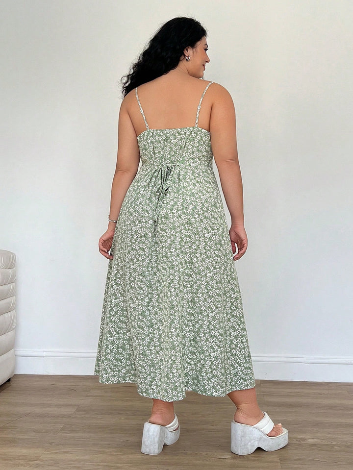 Theresa - Plus Size Trägerkleid Sommer