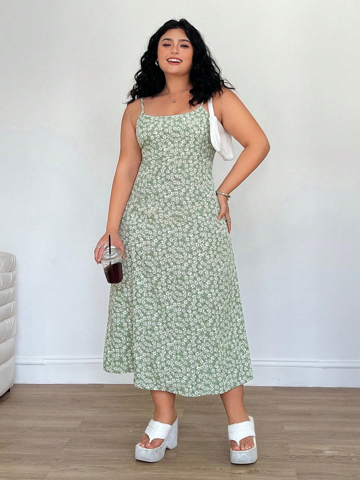 Theresa - Plus Size Trägerkleid Sommer