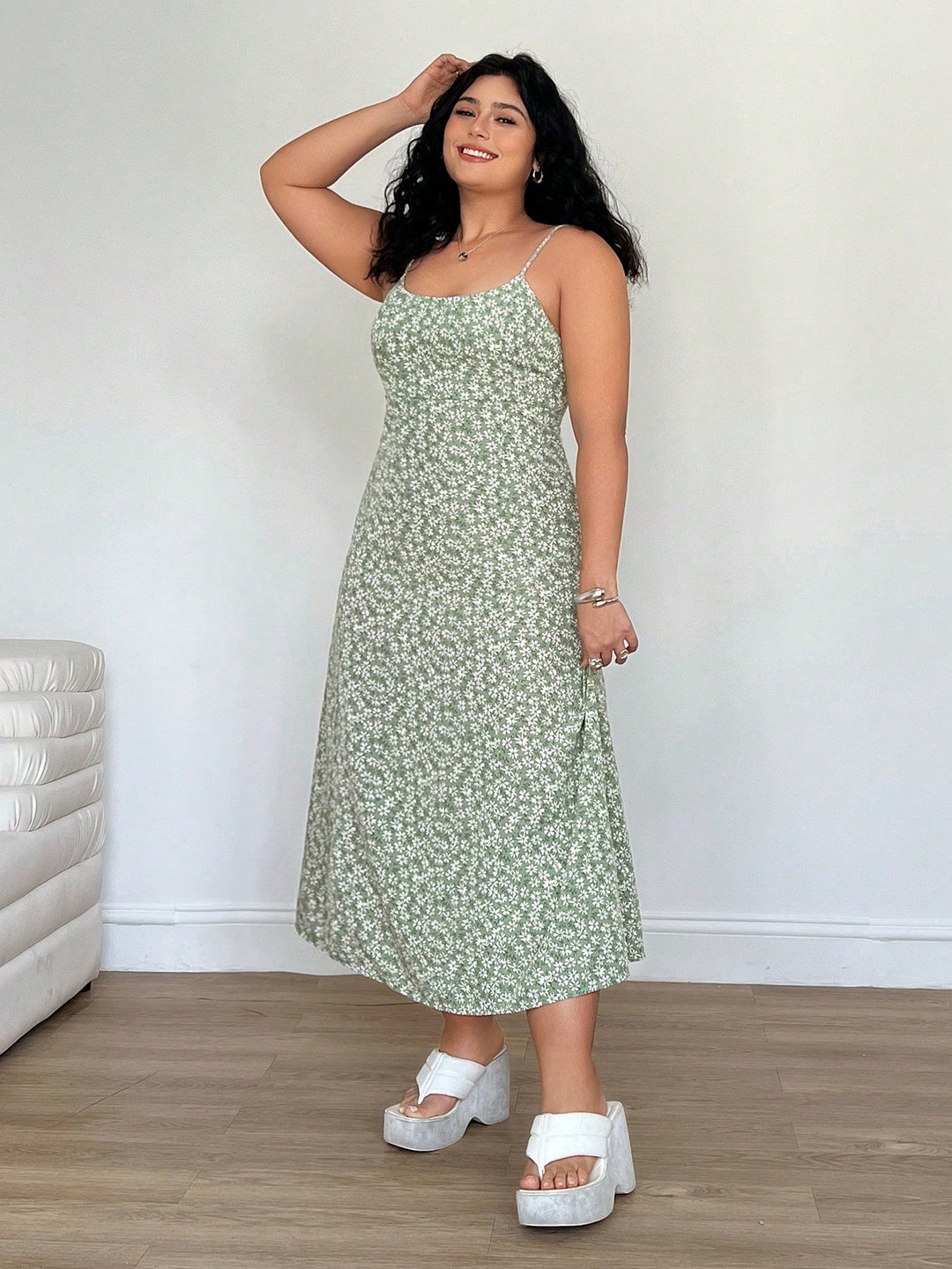 Theresa - Plus Size Trägerkleid Sommer