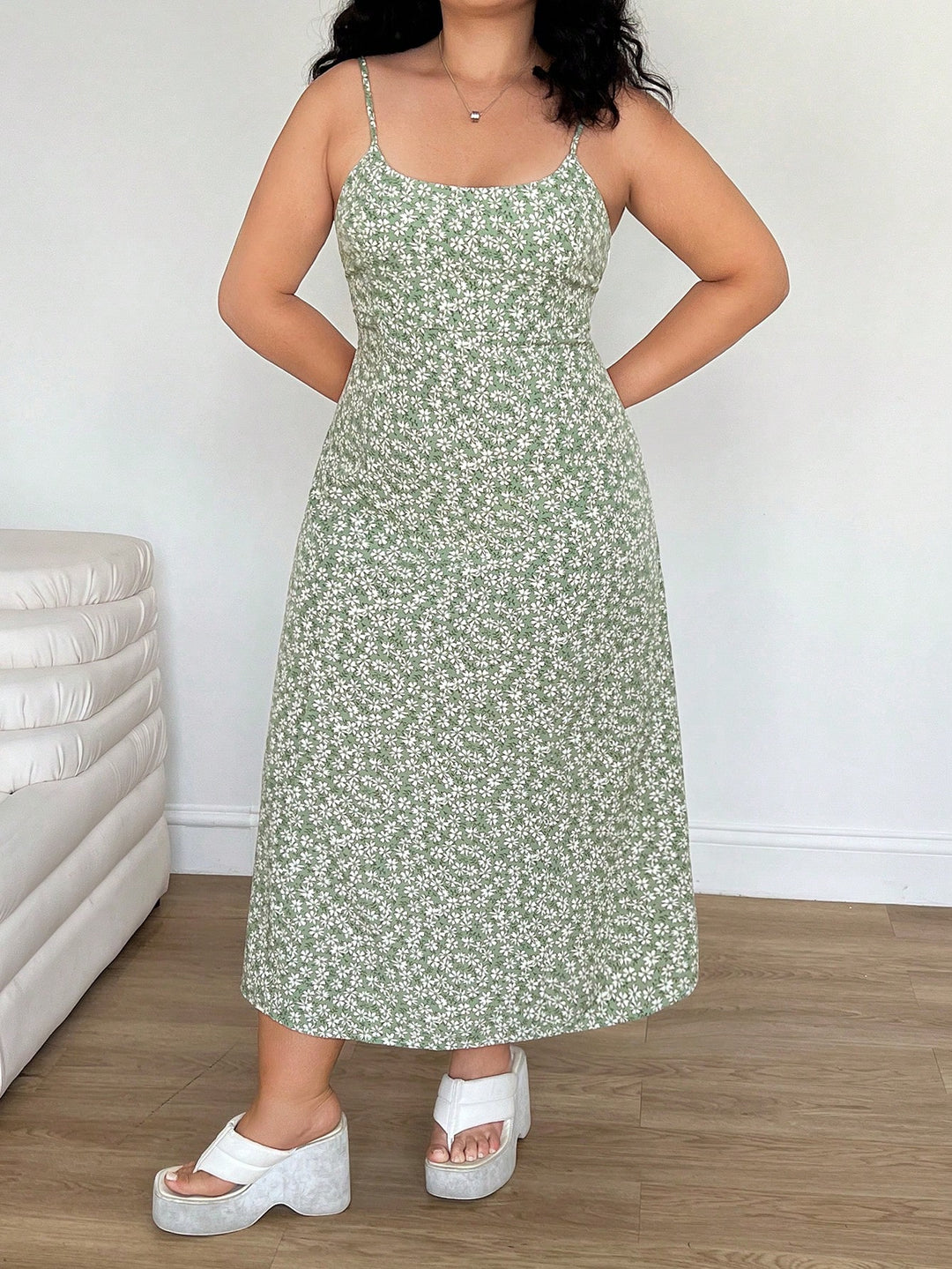 Theresa - Plus Size Trägerkleid Sommer