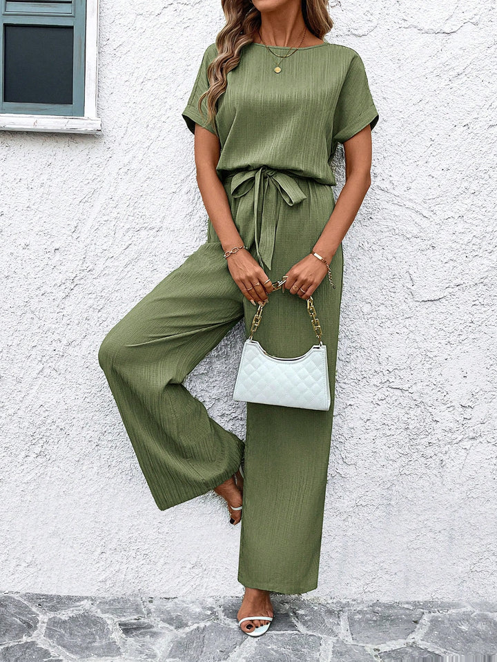 Mira - Eleganter Jumpsuit mit Gürtel