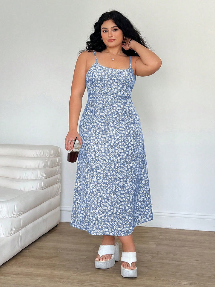 Theresa - Plus Size Trägerkleid Sommer