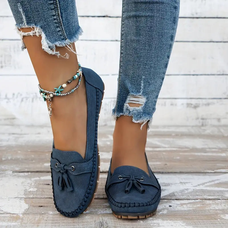 Nicole – Klassische Loafer mit Schleife
