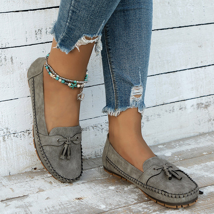 Nicole – Klassische Loafer mit Schleife
