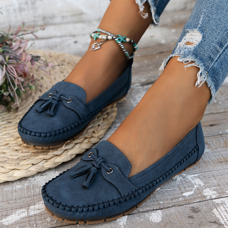 Nicole – Klassische Loafer mit Schleife