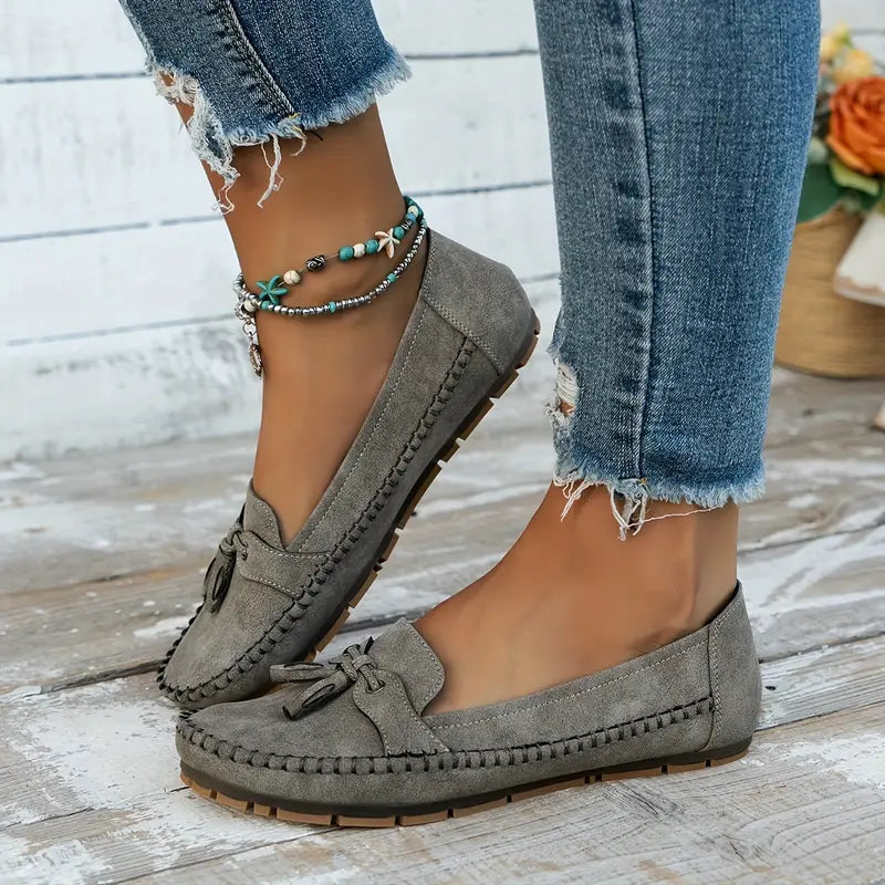 Nicole – Klassische Loafer mit Schleife