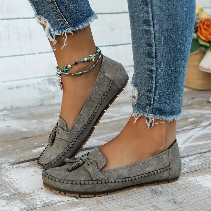 Nicole – Klassische Loafer mit Schleife