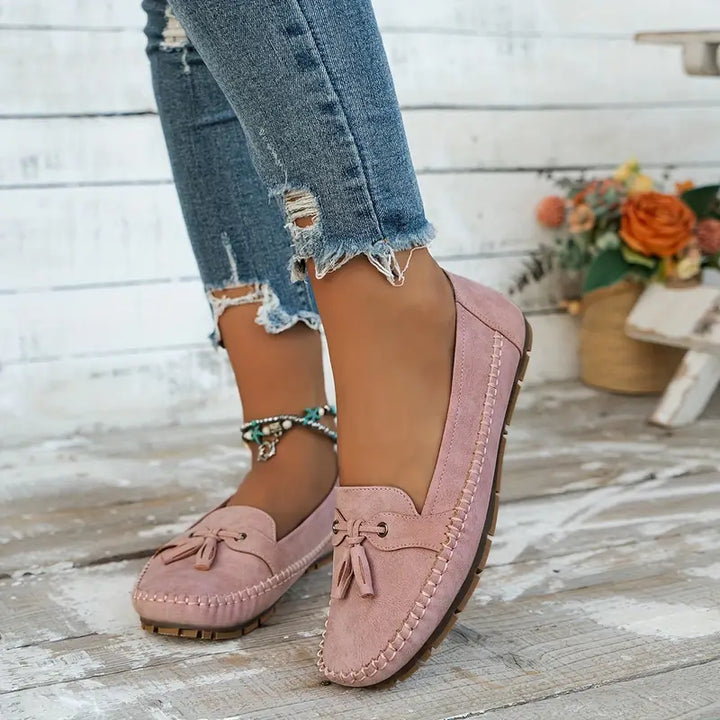 Nicole – Klassische Loafer mit Schleife