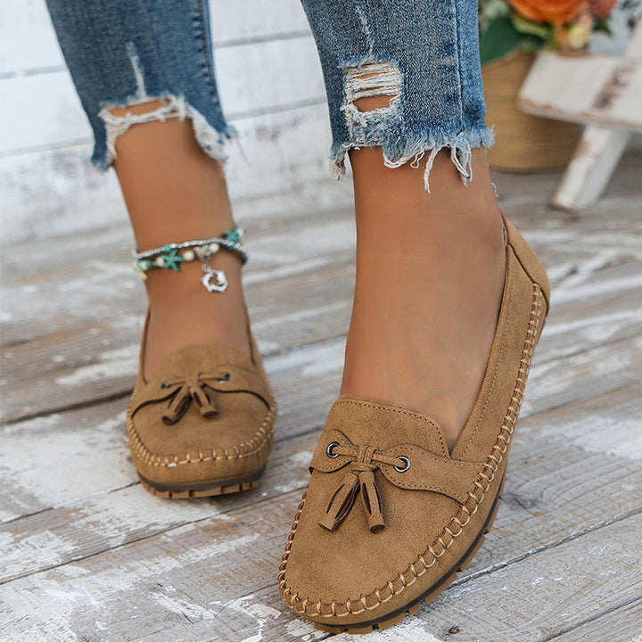 Nicole – Klassische Loafer mit Schleife