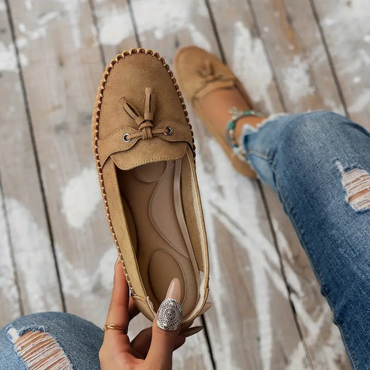 Nicole – Klassische Loafer mit Schleife