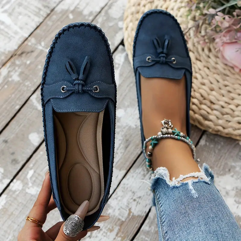 Nicole – Klassische Loafer mit Schleife