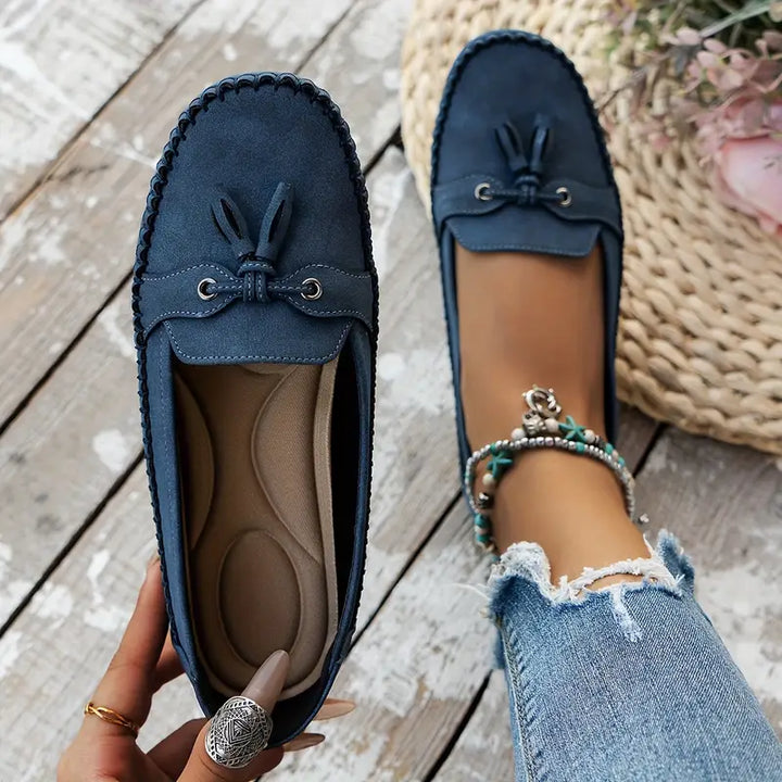 Nicole – Klassische Loafer mit Schleife