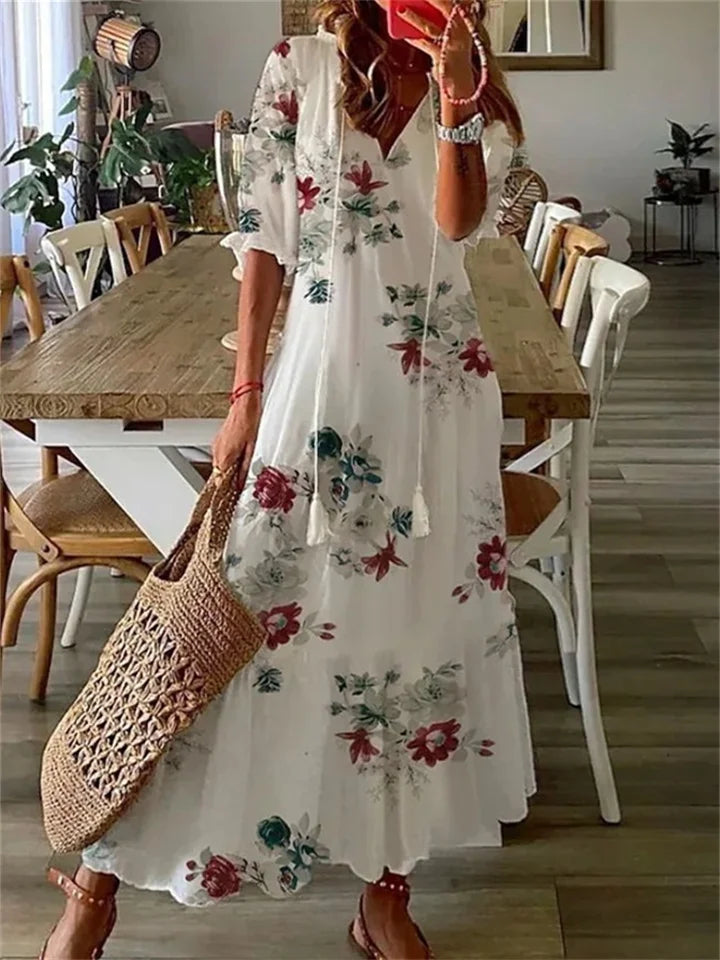 Hannelore - Luftiges Maxikleid Damen