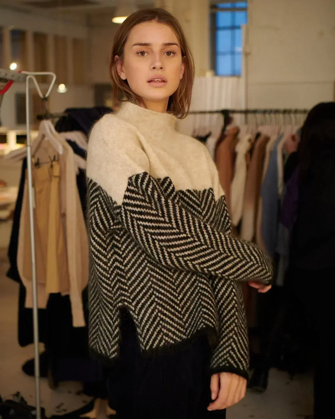 Mira - Kuscheliger Stehkragenpullover