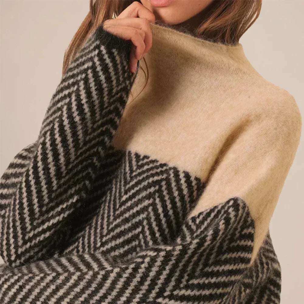 Mira - Kuscheliger Stehkragenpullover
