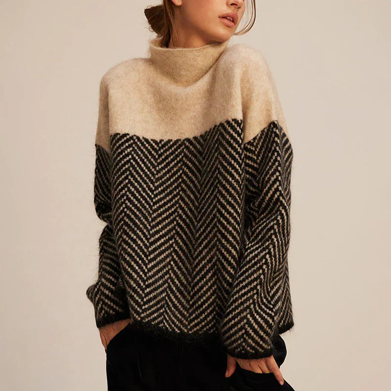 Mira - Kuscheliger Stehkragenpullover