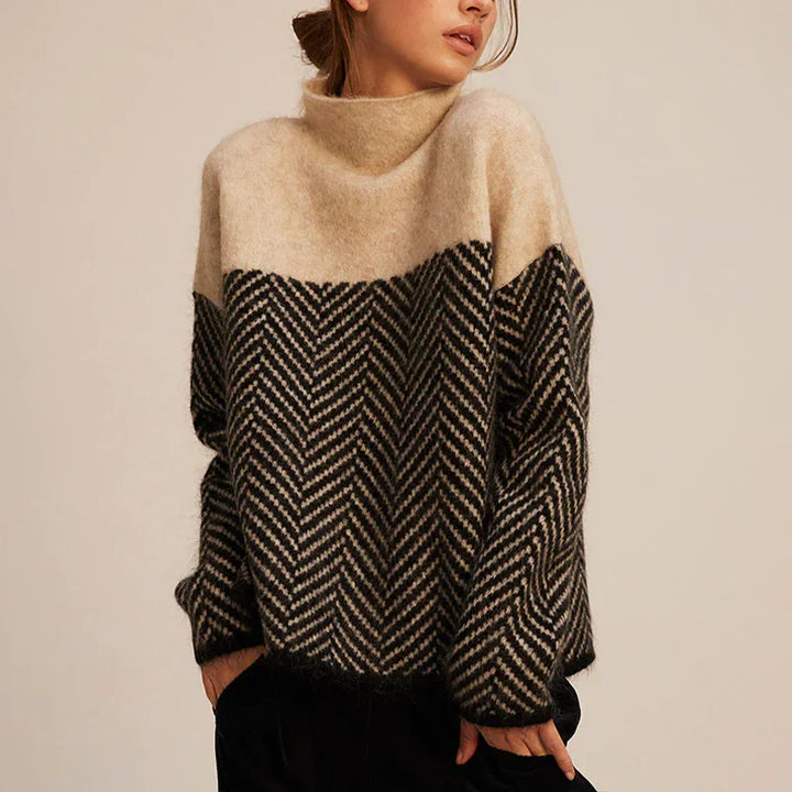 Mira - Kuscheliger Stehkragenpullover