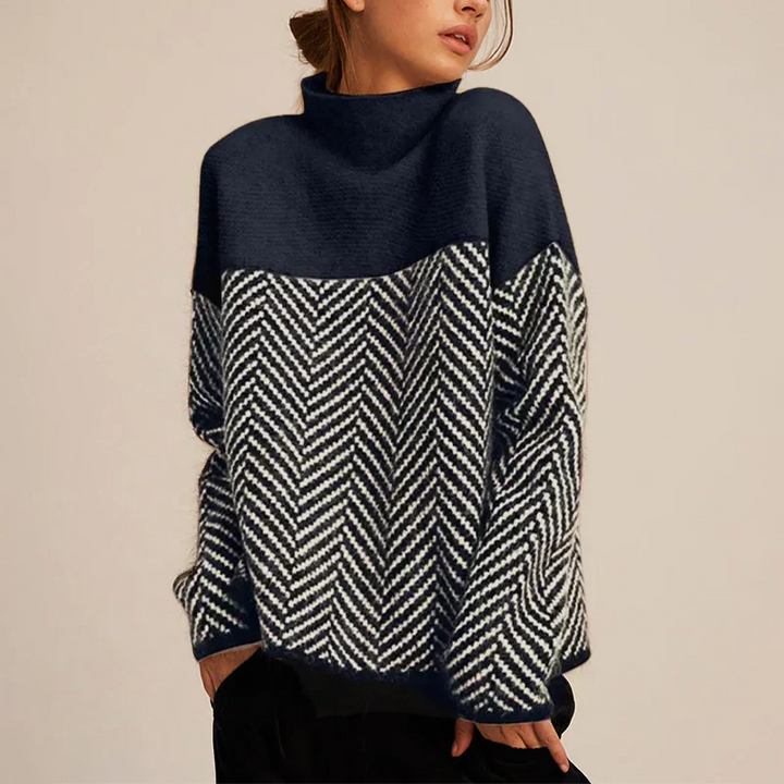 Mira - Kuscheliger Stehkragenpullover