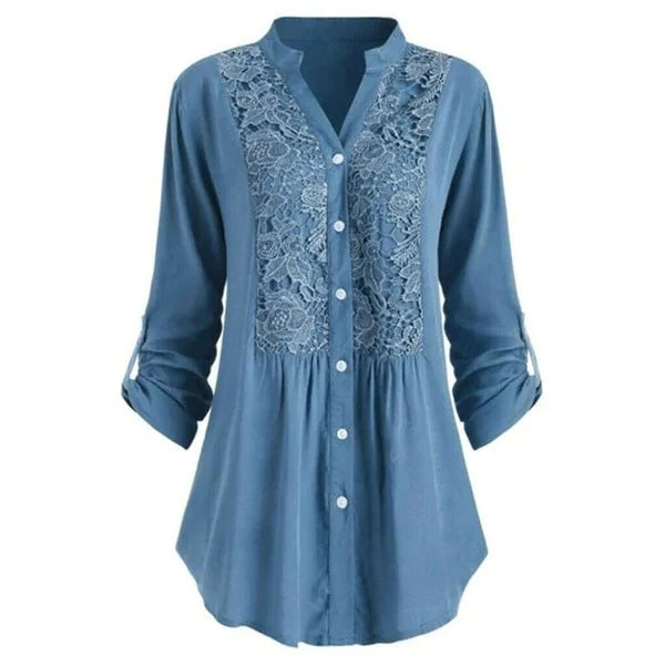 Tanja – Bluse mit Puffärmeln