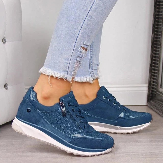 Heike - Atmungsaktive Sneakers mit Reißverschluss