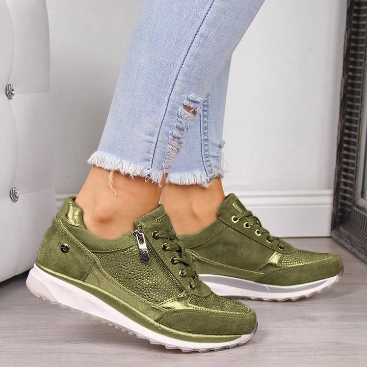 Heike - Atmungsaktive Sneakers mit Reißverschluss