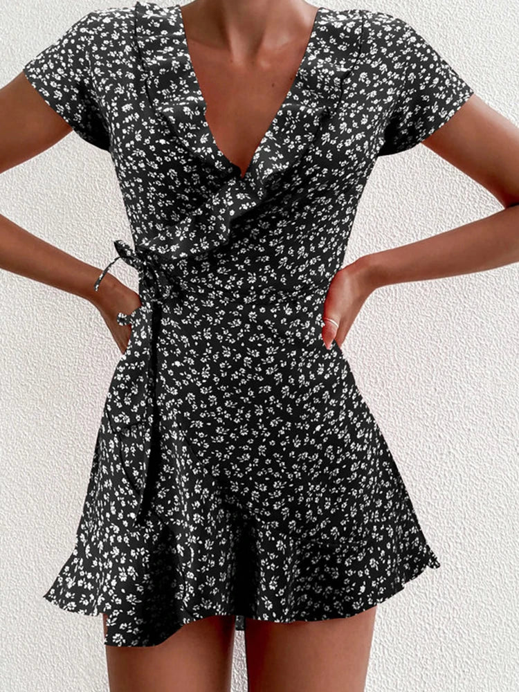 Friederike - Sommerliches Blumen Kleid