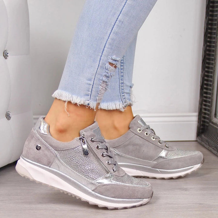 Heike - Atmungsaktive Sneakers mit Reißverschluss