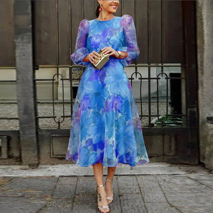 Annika – Midikleid mit Blumenprint