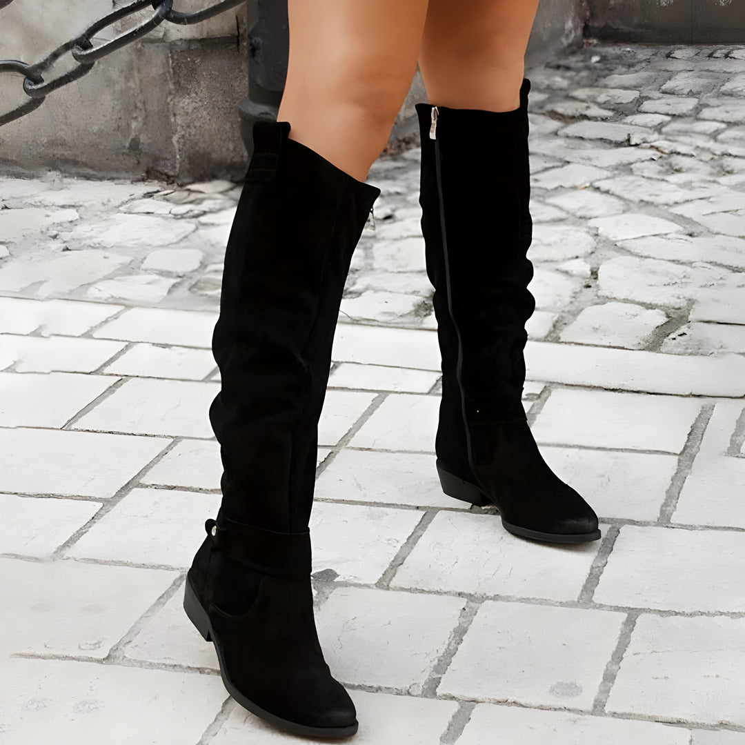 Friederike - Kniehohe Lederstiefel Damen