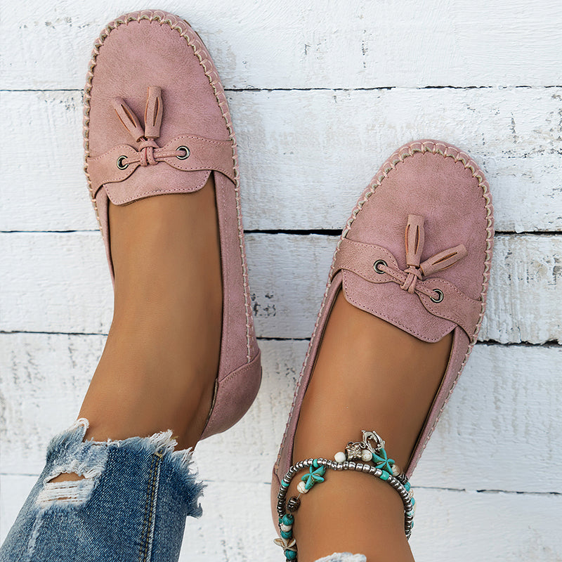 Nicole – Klassische Loafer mit Schleife