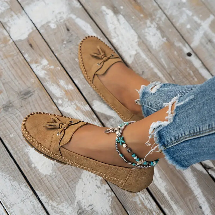 Nicole – Klassische Loafer mit Schleife