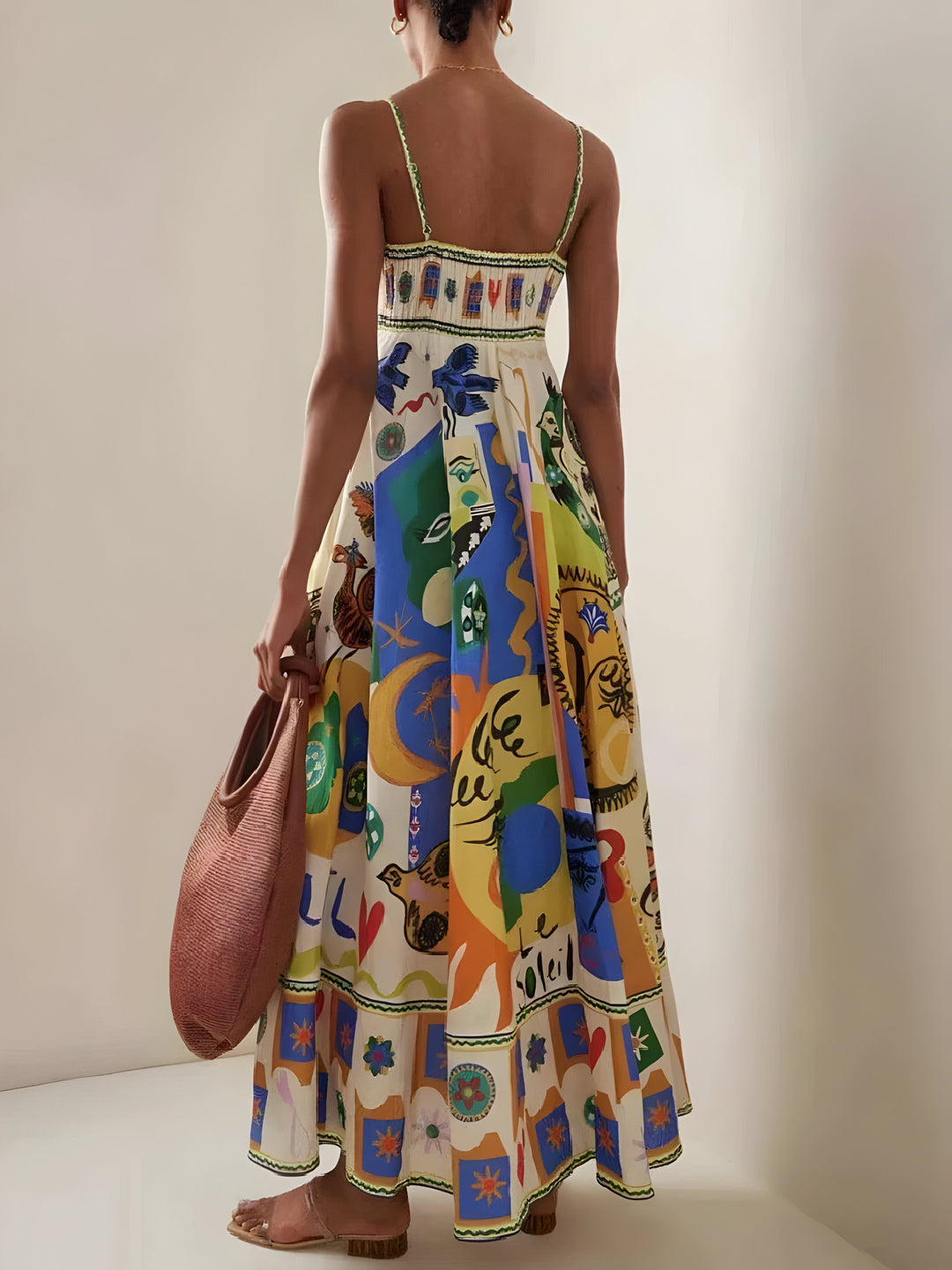 Eva – Lockeres Sommer Leinenkleid