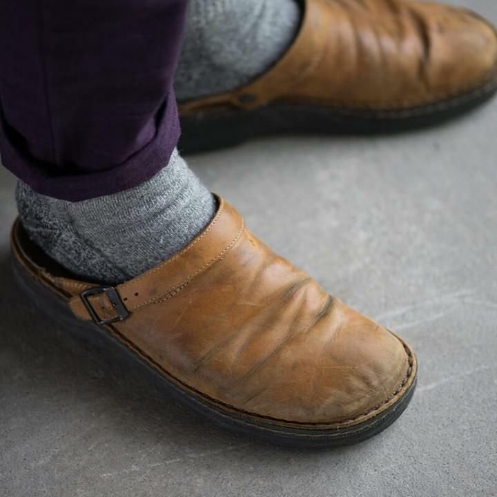 Heinrich - Klassische Lederclogs