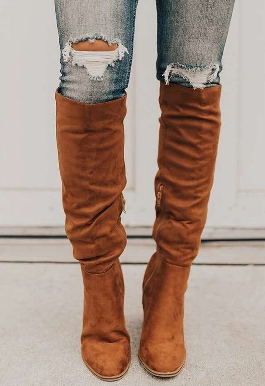 Adele – Klassische Wildlederstiefeletten