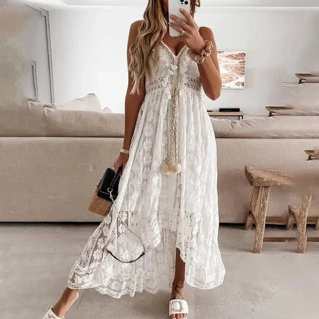 Malina - Boho Spitzenkleid