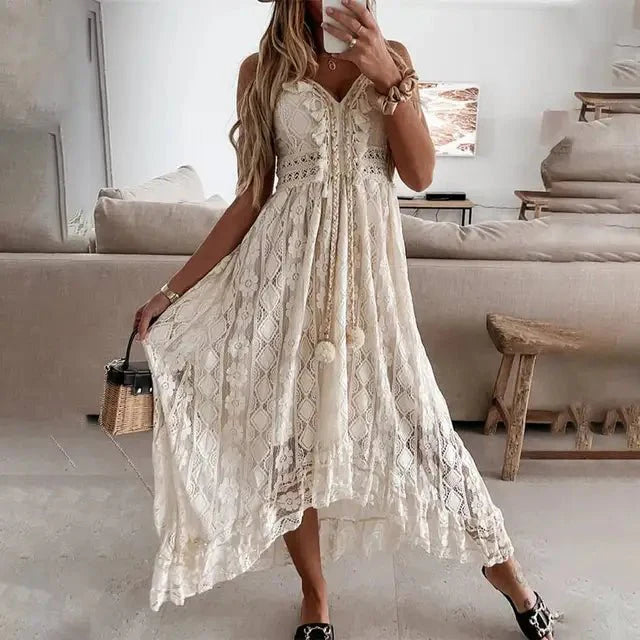 Malina - Boho Spitzenkleid